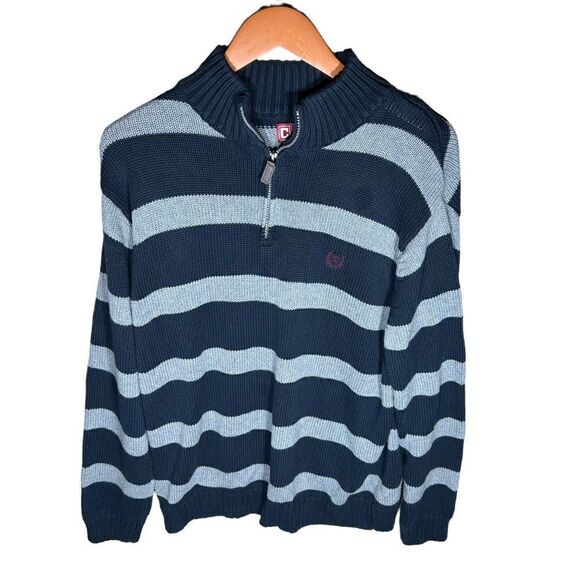 Chaps Other - Chaps Gray and Blue Sweater Size L, SKU: 96-4365